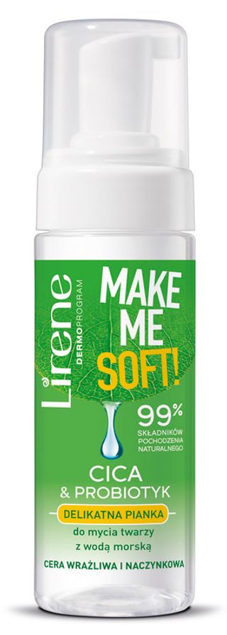 Spuma Make Me Soft pentru curatare faciala cu apa de mare, 150ml