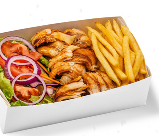 Döner Box Pollo Con Ensalada Y Patatas