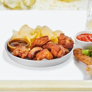Asinhas frango molho BBQ (8 uni)