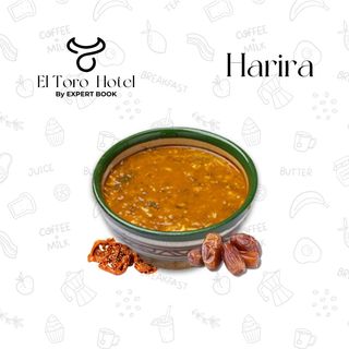 Harira + Dattes + Chebakia + Oeuf