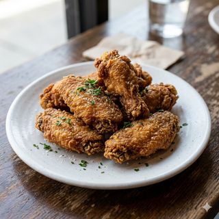 Ración De Alitas De Pollo 6 Unidades