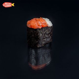 Гункан з лососем