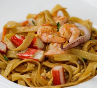 Fettuccine saltate alla marinara