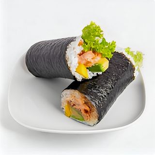 Łosoś teriyaki