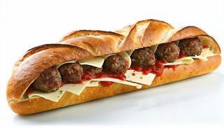 Polpette al sugo, 1 formaggio, 1 contorno