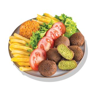 Falafel la farfurie