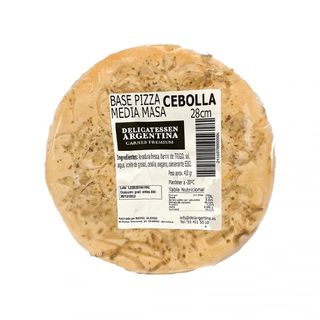Prepizza de cebolla Fugazzeta estilo Argentino (2602)
