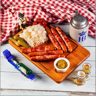 ავსტრიული სოსისი ბეკონით