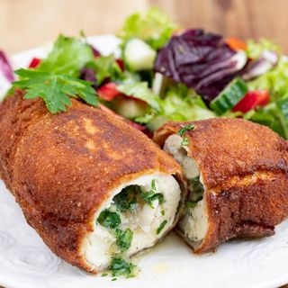 Kotlet de volaille z pieczarkami