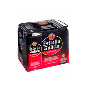 Estrella Galicia Lata Pack 6X33 Cl.