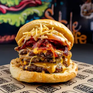 Burger Smash Big Street Con Papas