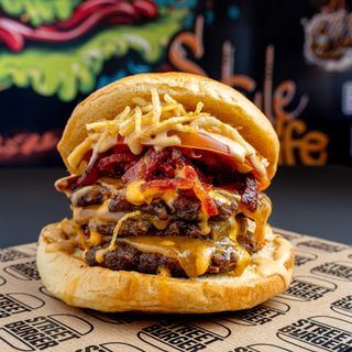 Burger Smash Big Street Con Papas