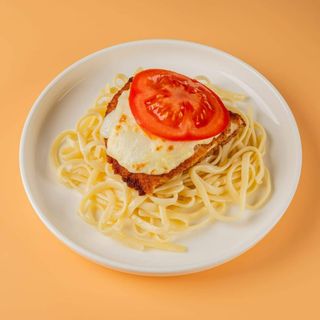 Спагеті з м'ясом по французьки