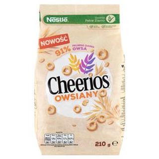 Płatki śniadaniowe owsiane Cheerios. 0.21кг