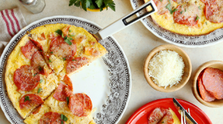 Omelette Pepperoni