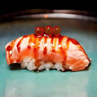 Nigiri Salmón Aburi (1 Ud.)