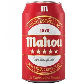 Cerveza Mahou Lata 330 Ml.