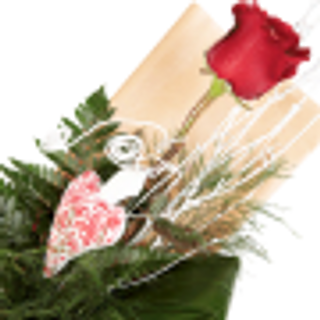 Ramo com 1 Rosa Vermelha de Viana