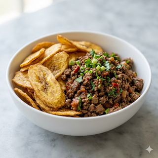 Tajadas De Guineo Verde