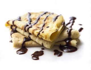 Crepe con chocolate