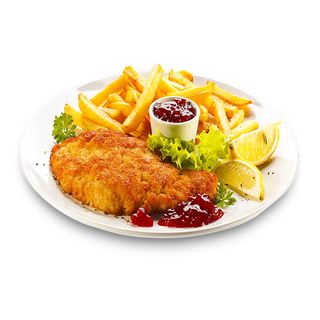 Meniu Kids Snitel de pui auriu