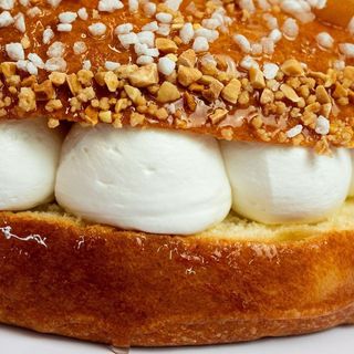 Roscón clásico nata porción 