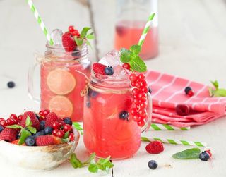 limonade fruit rouge
