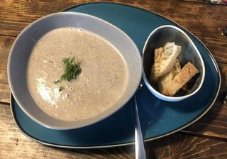 ქართული სოკოს კრემ-სუპი