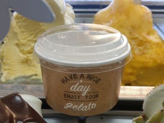 Tarrina De helado (250 Ml.) Escoge 1 ó 2 sabores - Regalo de 2 mini conos de galleta premium.