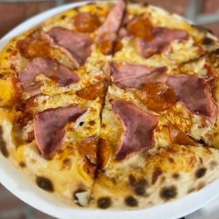 Pizza Salami e Prosciutto 24cm