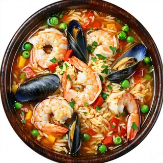 Arroz Marinero Pulpo, Chipirones Y Gambas (2 Raciones)