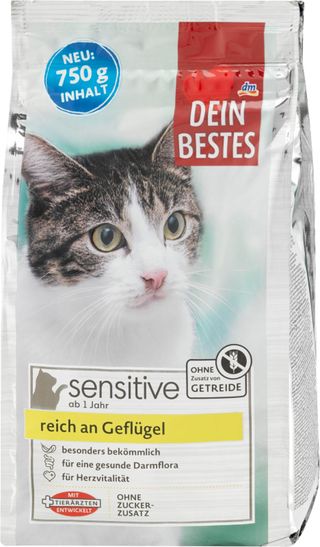 Dein Bestes Pisici Sensitive Pasare750G (622248)