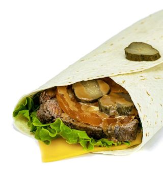 Cheeseburger wrap