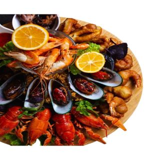 Fructe de mare pe grill 2-3 pers.