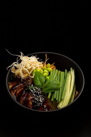 Яєчна локшина з качкою