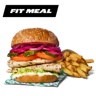 DZIK BURGER PODWÓJNY ZESTAW