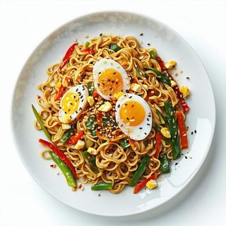 22. Spaghetti ramen saltati