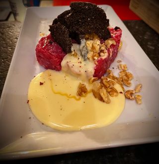 Tartare fonduta