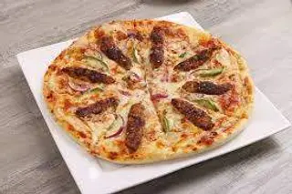 Chicken Seekh Kebab Pizza