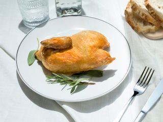 Mezzo pollo allo spiedo