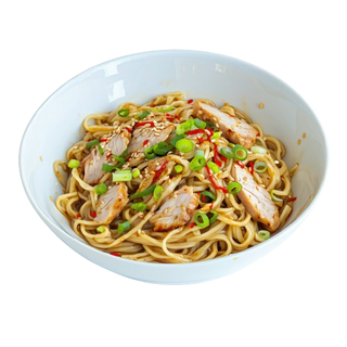 Fideos de arroz solo verduras