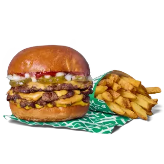 POTRÓJNY SMASH CHEESE ZESTAW