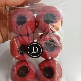 Bolsita de galletas Red Velvet 6unid