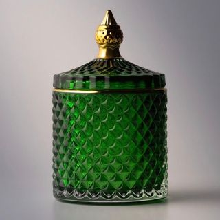 Хрещатик -  Свічка В Скляному Контейнері З Кришкою