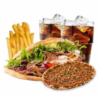 Menú kebab + lahmacun