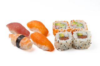 Moriwase cali más nigiri (8 pzas.)