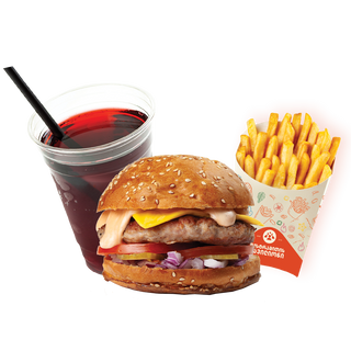 ბურგერი ამერიკული კომბო მენიუ