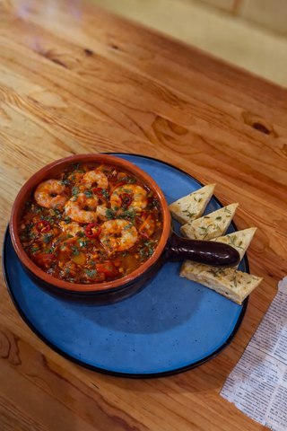 Tigaie Picanta cu Creveți