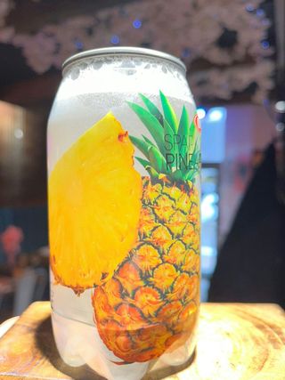 OKF Napój Gazowany Sparkling O Smaku Ananasowym 350 ml OKF