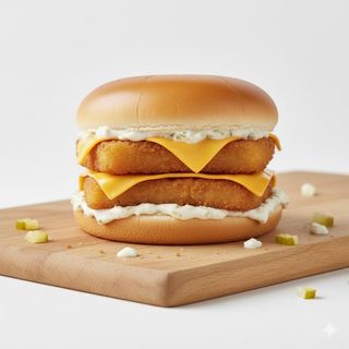 Double filet-o-fish burger